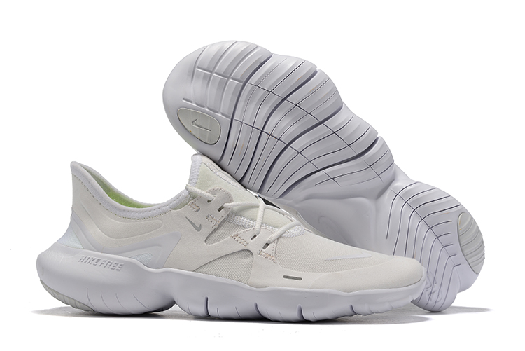 New Nike Freen Run 5.0 All White Running Shoes - Click Image to Close